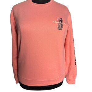 Pacific &Co The Classic Sweatshirt Barbie Core Pink Stretch Surfing oceanside
